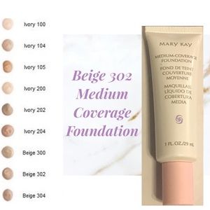 Beige 302 Med-Coverage Foundation